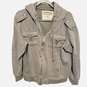 Surplus spring hooded jacket